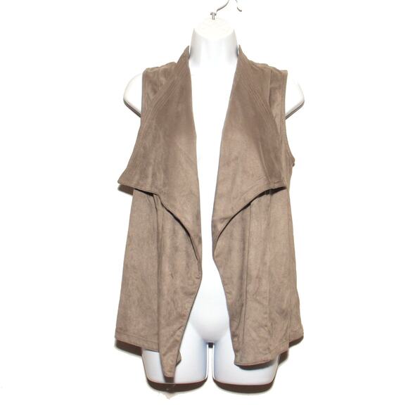 Romeo & Juliet Couture Faux Suede Vest Size Small - Picture 1 of 7